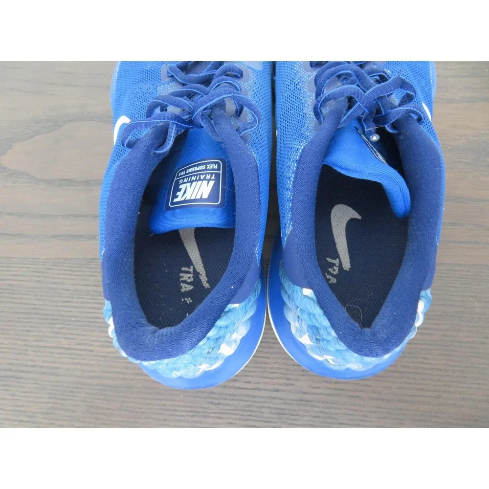 Nike Flex Supreme TR 5 Shoes Womens 10 Blue Training Sneakers Gym 917711-400